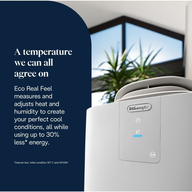 Delonghi A+ AP98 Pinguino 11500 BTU Quiet Mobile Air Conditioner - GentleJet & Low Energy - Image 2